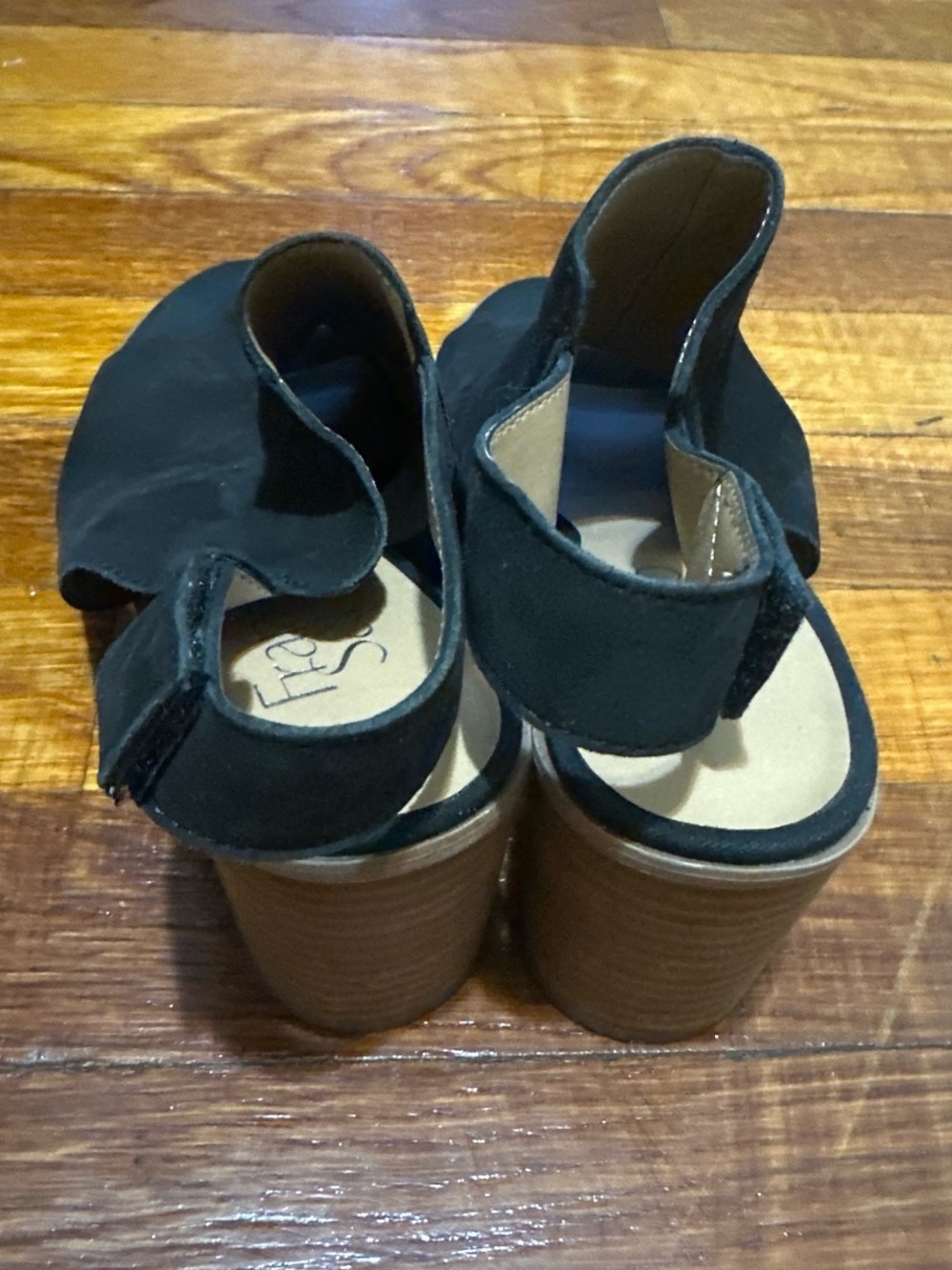 Franco Sarto Black Open-Toe Slingback Heeled Sandal - Women - Picture 3 of 4